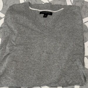 Banana Republic Heather Gray Knit Top